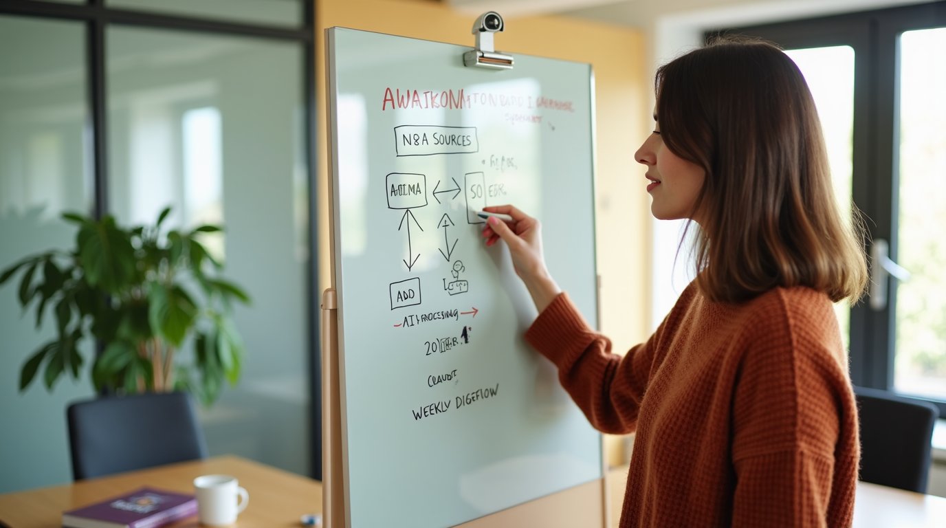 Jak połączyć wFirmę, Google Ads i GA4 w jeden automatyczny digest zarządczy wysyłany co tydzień — bez analityka, bez Excela, z pomocą n8n i Claude. Praktyczny blueprint dla właściciela MŚP.
