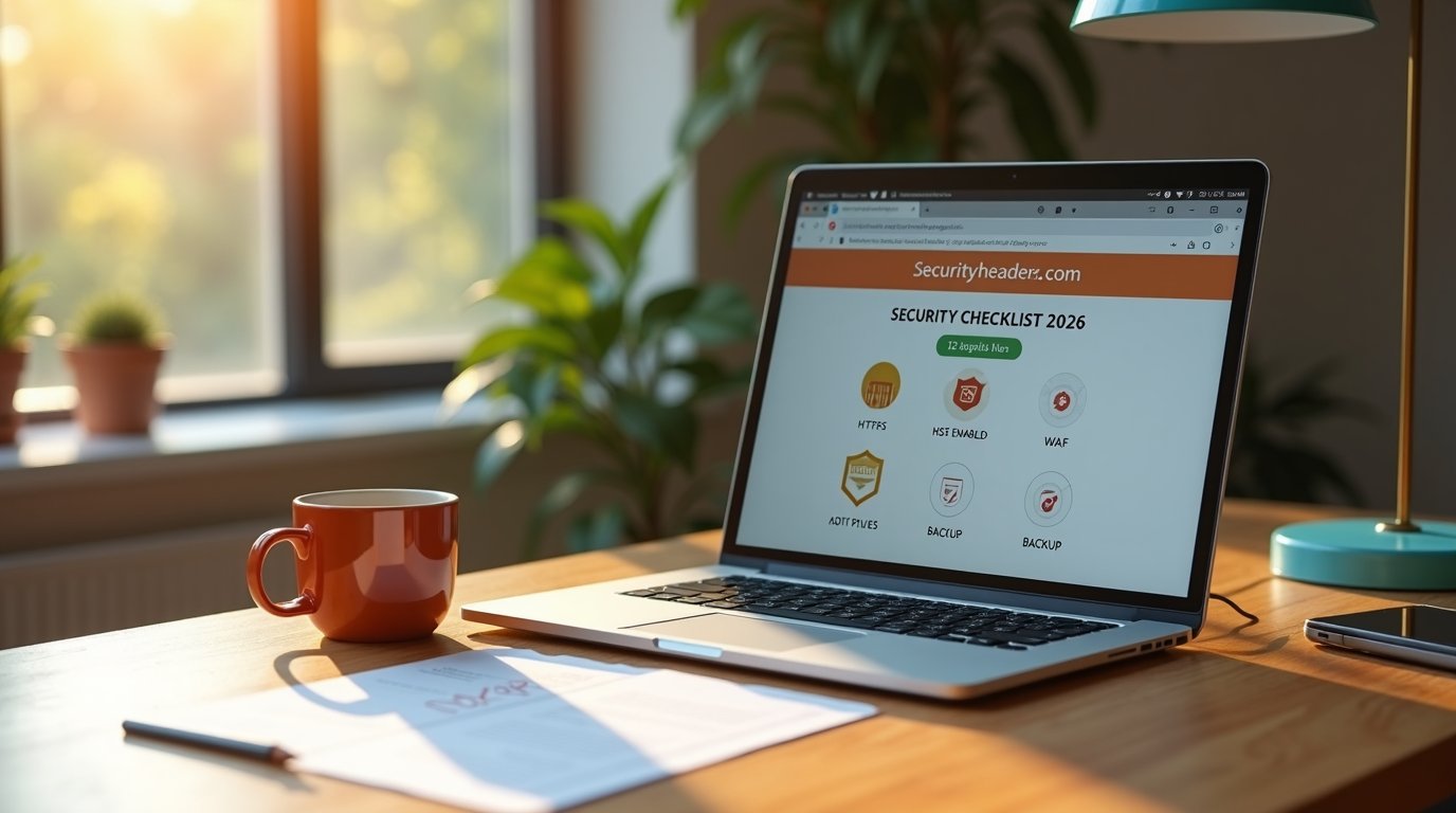 HTTPS, HSTS, kilka nagłówków bezpieczeństwa, WAF i sensowny backup. Pokazujemy, czego konkretnie brakuje większości stron firmowych MŚP, ile to kosztuje (zwykle: 0 zł) i jak nie zablokować sobie domeny przy próbie utwardzenia konfiguracji.