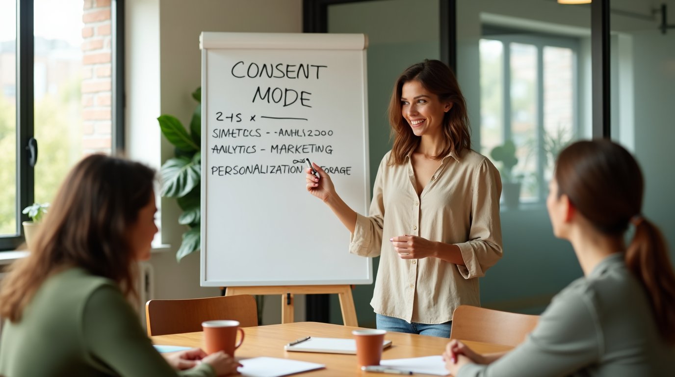 Bez Consent Mode v2 Twoje kampanie Google Ads w EOG nie widzą połowy konwersji, a remarketing przestaje działać. Pokazujemy 4 sygnały zgody, różnicę Basic vs Advanced i pięć kroków konfiguracji w MŚP.