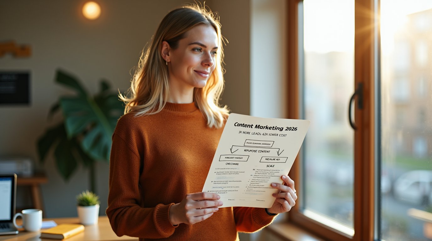 Content marketing dla MŚP w 2026 — jak budować widoczność firmy bez dużego budżetu