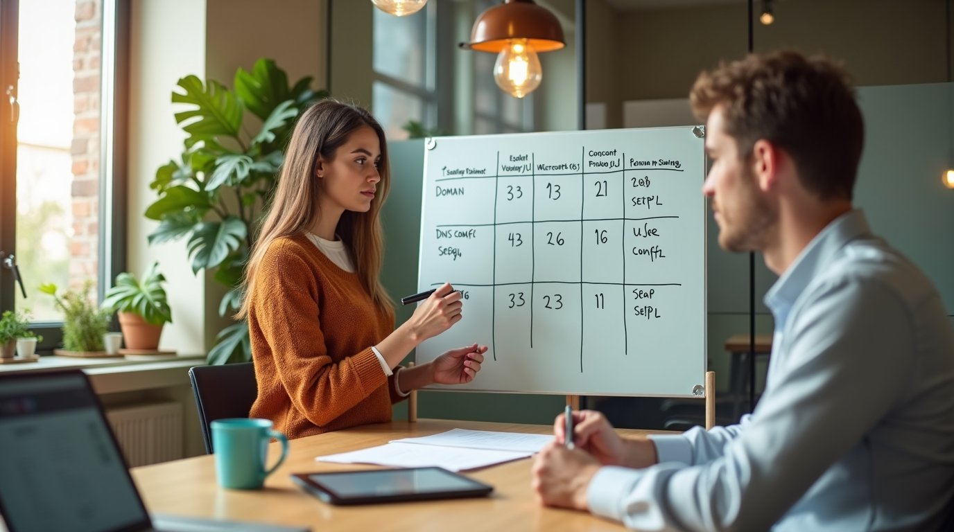 Firmowa poczta e-mail z własną domeną dla MŚP 2026 — Google Workspace, Microsoft 365, Proton i tańsze alternatywy