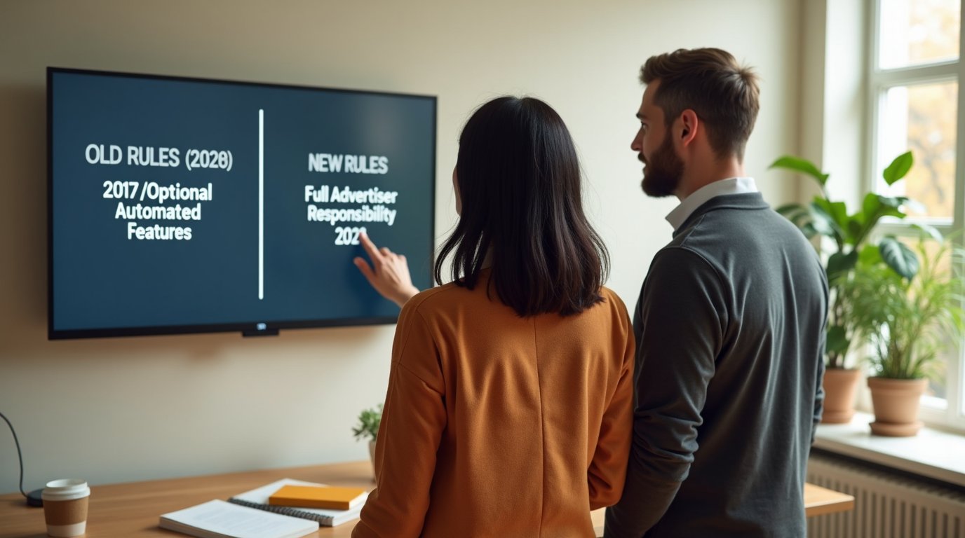 1 lipca 2026 wchodzi w życie pierwsza od 8 lat duża aktualizacja regulaminu Google Ads. Kluczowa zmiana dotyczy pełnej odpowiedzialności reklamodawcy za treści generowane przez AI. Wyjaśniamy, co to oznacza dla właściciela małej firmy.