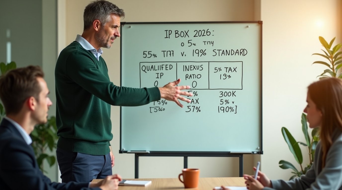 IP Box 2026 dla MŚP — 5% podatku od praw IP, kto korzysta i co zmienia projekt UD116