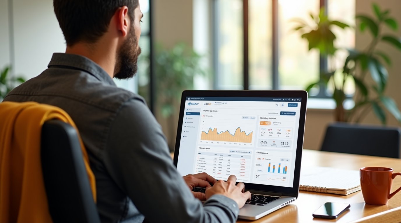 Looker Studio to bezpłatne narzędzie Google, które łączy dane z Google Ads, GA4 i Search Console w jeden interaktywny dashboard. Pokazujemy, jak zbudować go od zera w 30 minut i co z niego faktycznie czytać jako właściciel firmy.