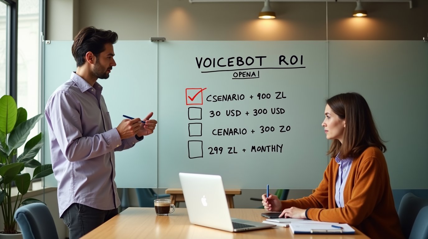 AI rozmawia z klientem przez telefon za 30 groszy za minutę i robi to w 70 językach. Pokazujemy, w jakich scenariuszach voicebot zarabia w MŚP, gdzie przepala budżet i ile to faktycznie kosztuje miesięcznie.